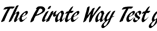 Font : Pendry-Script-LET-Plain (2) Custom Text : The Pirate Way Test your own text here Click to download or to view this font on a tshirt that can be custom printed in Bali